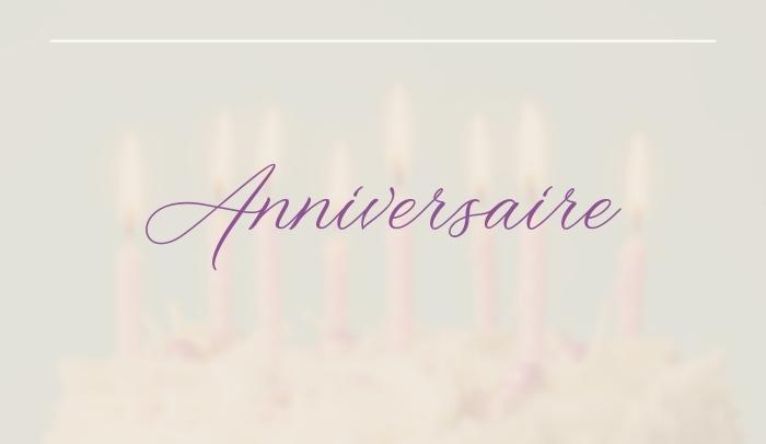 Anniversaire